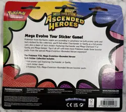 Pokemon Ascended Heroes 3 Pack Tech Sticker Collection Gastly New Sealed In-Hand - Image 2