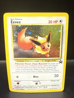 Pokemon - Eevee 11/53 - Wotc - Black Star Promo Holo AG - Image 2
