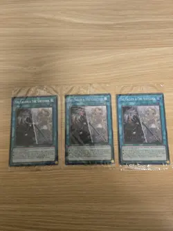 3x The Fallen & The Virtuous Secret Rare THE CHRONICLES DECK Near Mint-Yugioh - Image 1