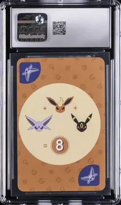 2019 POKEMON PLAYING CARDS KOREAN POINT SALAD - EEVEE ED ESPEON CGC 9 - Image 2