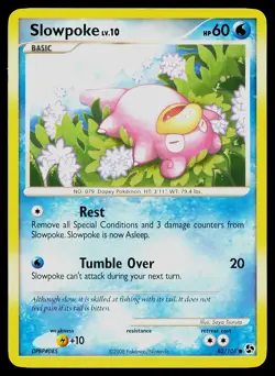 Pokemon Card Great Encounters 82/106 Slowpoke - Image 1
