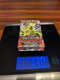 Pack Of 6 Pokemon SV Obsidian Flames Booster Pack - 10 Cards / Pack - SEALED - Image 1
