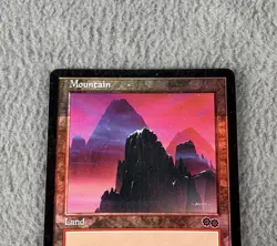 MTG Mountain 1999 Arena Promo FOIL 1x HP Heavily Played Magic The Gathering D - Image 3