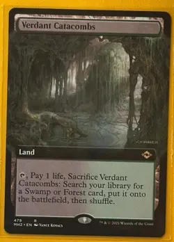 Verdant Catacombs (Extended Art) #479 (NM) Modern Horizons 2 MH2 Magic MTG - Image 1