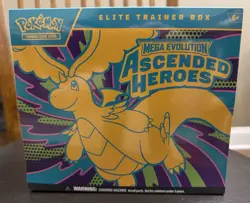 Pokemon Elite Trainer Box Mega Evolution Ascended Heroes (Sealed) - In Hand - Image 1