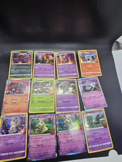 12 Pokemon Trick or Trade Card Lot, Rares, Holos, Mimikyu, Marshadow, Etc - Image 1
