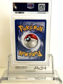2000 POKEMON GYM HEROES HOLO-PRERELEASE #9 MISTY'S SEADRA PSA 7 - Image 3