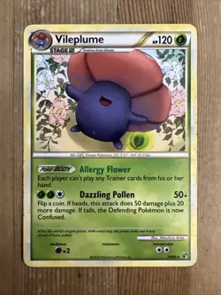 Pokemon TCG Vileplume 24/90 Rare HS Undaunted LP/MP - Image 1