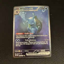 Pokemon Blastoise ex EX Special Illustration Rare Holo Sv: Scarlet & Violet 151… - Image 1