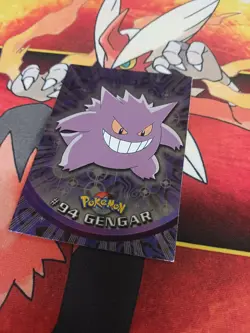 Pokemon #94 GENGAR Card | Topps | 2000 TV Animation | Holo LP-NM Vintage Old - Image 2