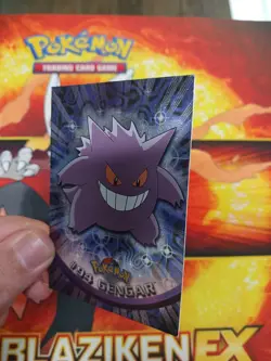 Pokemon #94 GENGAR Card | Topps | 2000 TV Animation | Holo LP-NM Vintage Old - Image 4