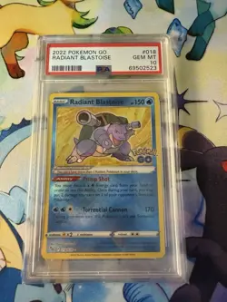 Pokemon Go 2022 Radiant Charizard, Venusaur, Blastoise PSA 10 Gem Mint - Image 2