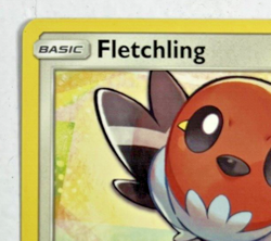 2017 Pokemon Fletchling 11/30 Common Non Holo Lycanroc Trainer Kit TCG - Image 2