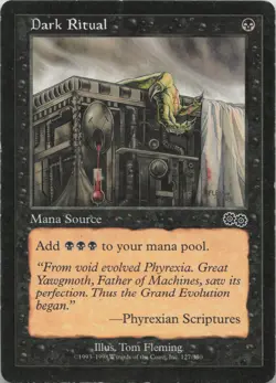 Dark Ritual C Urza's Saga 127 - LP MTG - Image 1