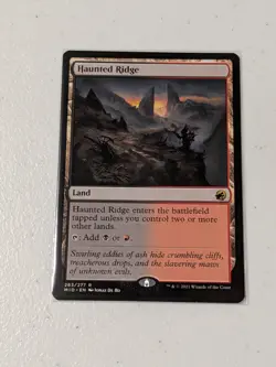 MTG Haunted Ridge - Innistrad: Midnight Hunt NM - Image 1