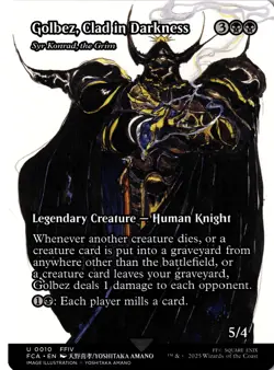 Golbez, Clad in Darkness - Syr Konrad, the Grim (Showcase) U FINAL FANTASY: Thro - Image 1
