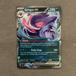 GENGAR EX 104/162 TEMPORAL FORCES POKEMON (DOUBLE RARE, NM) - Image 1