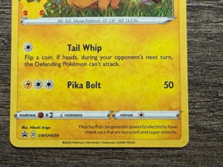 POKEMON HOLO PIKACHU SWSH039 PROMO SWORD & SHIELD 2020 LP-NM IN DARKRAI SLEEVE - Image 3