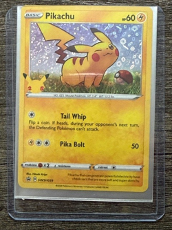 POKEMON HOLO PIKACHU SWSH039 PROMO SWORD & SHIELD 2020 LP-NM IN DARKRAI SLEEVE - Image 5