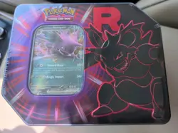 Pokemon TCG Team Rocket Nidoking Destined Rivals Tin Brand New Factory Sealed - Image 1