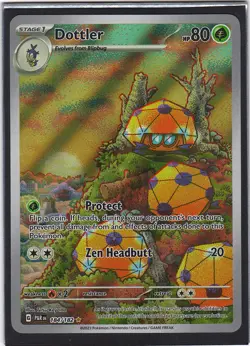 Dottler 184/182 Illustration Rare Paradox Rift Pokemon Holo NM - Image 1