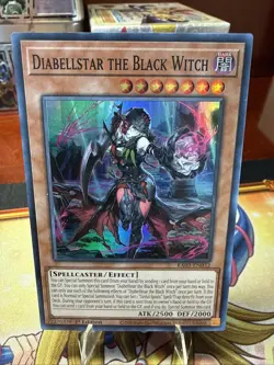 Yu-Gi-Oh Diabellstar the Black Witch RA03-EN032 Super Rare - Image 1