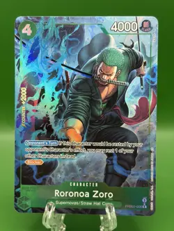 Roronoa Zoro PRB02-006R Alt Art Holo - One Piece PRB-02 The Best Vol. 2 -English - Image 1
