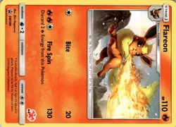 Flareon SM186 Promo Battle Academy Charizard Stamp Rare Pokemon Trading Card - Image 5