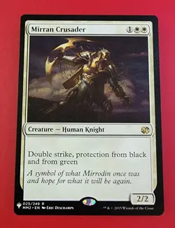 1x Mirran Crusader | Mystery Booster | Modern Masters 2015 | MTG Magic Cards - Image 1