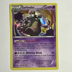 Garbodor 57/122 Rare Holo Card XY BREAKpoint Pokemon TCG LP - Image 1