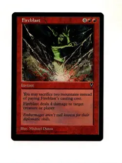 MTG Fireblast NM- Visions Magic the Gathering ~ Free Shipping ~ - Image 1