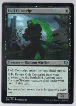 1x Cult Conscript *Foil* - Dominaria United - Near Mint - Image 1