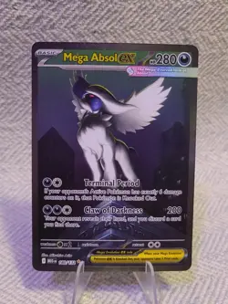 Pokemon Card Mega Absol ex- Mega Evolutions 180/132 SIR holo foil - Image 1