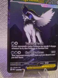Pokemon Card Mega Absol ex- Mega Evolutions 180/132 SIR holo foil - Image 3