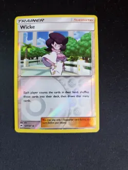 Wicke Trainer - 2017 Pokemon Burning Shadows Reverse Holo #127/147 - MINT - Image 1