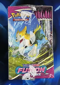 Pokemon 2021 Sword & Shield Fusion Strike Booster Box TCG Sealed Nm Mint - Image 2