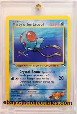 Pokemon MISTY'S TENTACOOL 57/132 Gym Heroes - Light Play 🍒 - Image 1