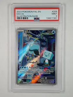 Eiscue 205/193 Illustration Rare SV02: Paldea Evolved PSA 9 English Pokemon - Image 1