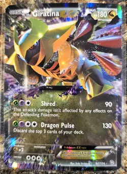 Pokemon 2012 Dragons Exalted Giratina EX 92 NM or better - Image 1