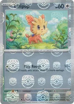 Holofoil - Lillipup (Master Ball Pattern) - 074/086 - SV: White Flare - NM - Image 1