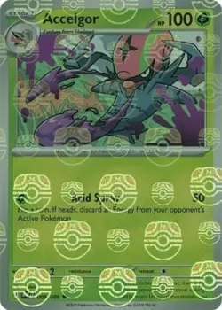 Holofoil - Accelgor (Master Ball Pattern) - 009/086 - SV: White Flare - NM - Image 1
