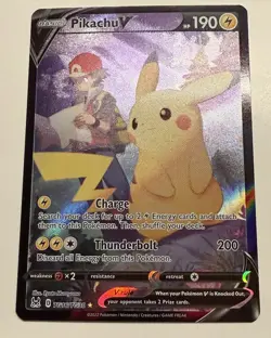 Pikachu V TG16/TG30 Pokemon TCG Lost Origin Trainer Gallery NM/M - Image 4