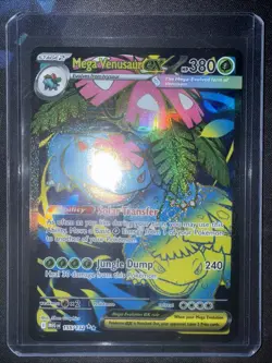 Pokemon TCG Mega Venusaur EX 155/132 Mega Evolution English Card, NM Ultra Rare - Image 1