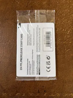 POKEMON Phantasmal Flames Sealed Staff Prerelease Promo Pack (4 Cards). NEW - Image 2