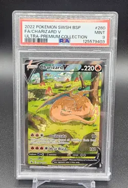 Charizard v SWSH260 Holo PSA 9 Sword & Shield Promo Card - Image 1