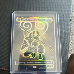 Magic: The Gathering TLA Foil Legendary Creature Lot Aang & La Ocean's Fury - Image 1