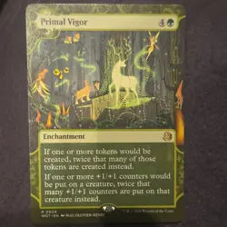 Primal Vigor Enchantment Rare Green Wilds of Eldraine MTG 2023 Wizards - Image 1