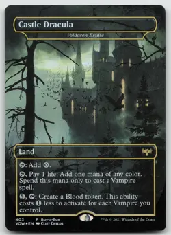 Voldaren Estate BORDLESS Castle Dracula Crimson Vow FOIL - Image 1