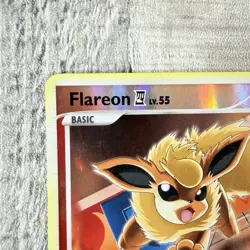 Pokemon Card - Flareon E4 Rising Rivals 60/111 Reverse Holo Mod Played Both - Image 3