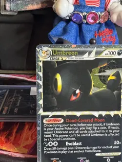 2010 POKEMON HEARTGOLD & SOULSILVER UNDAUNTED #86/90 UMBREON ULTRA RARE - LP - Image 1